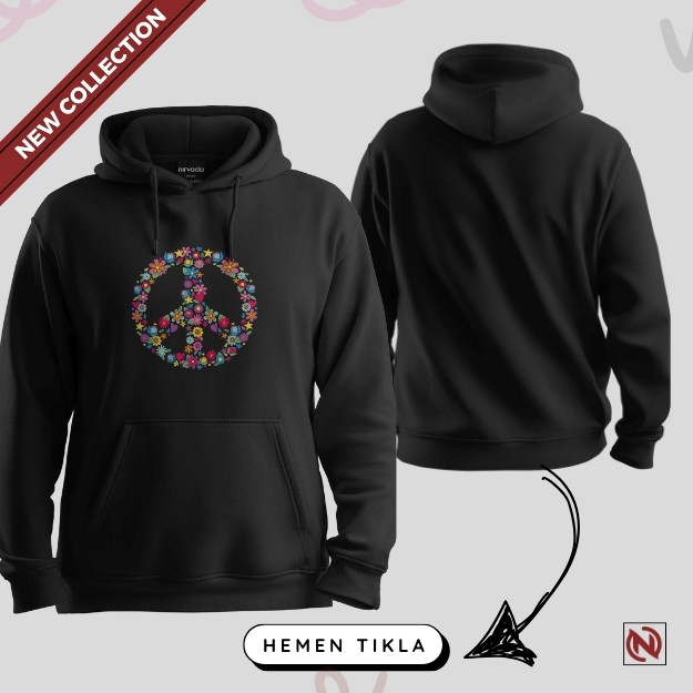 Çiçekli Sweatshirt