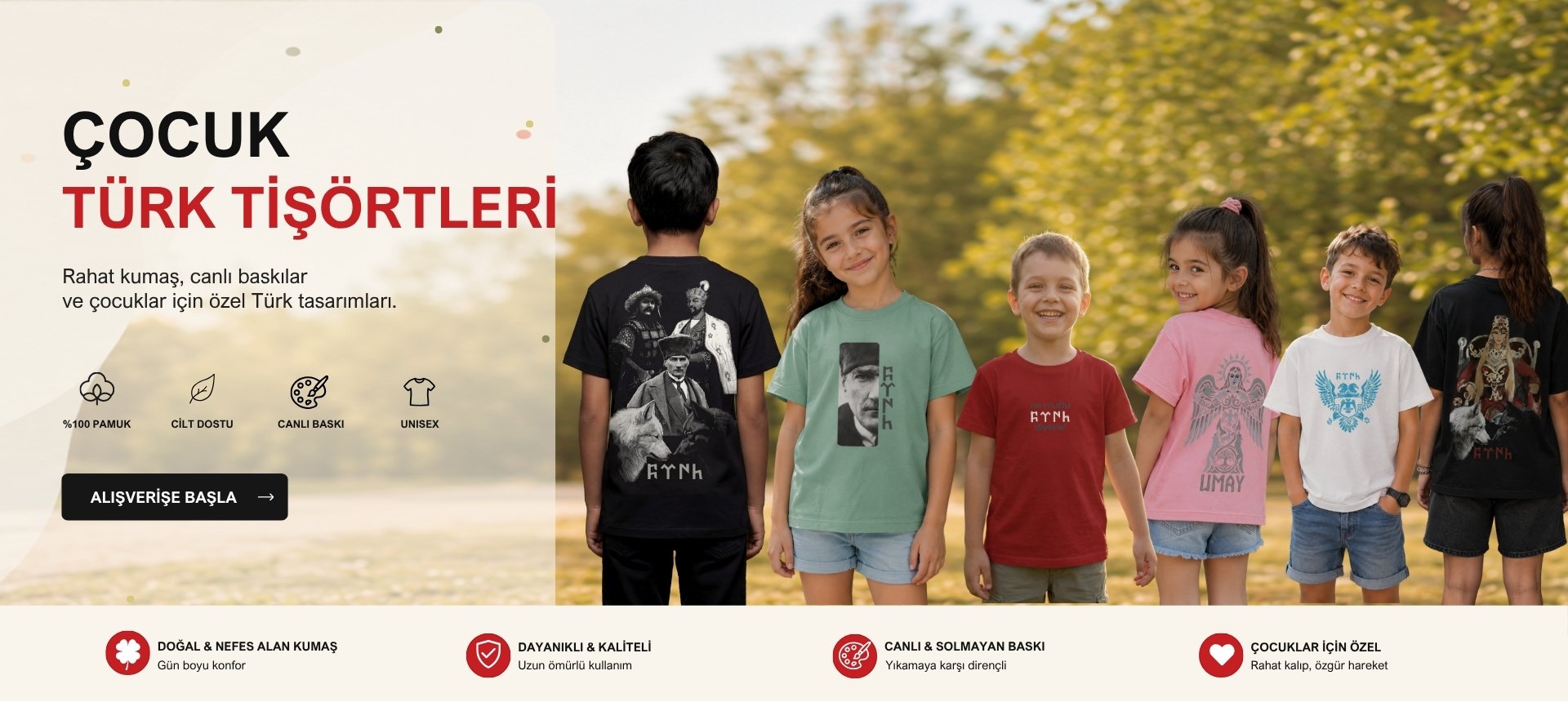 Çocuk Türk Tişörtleri